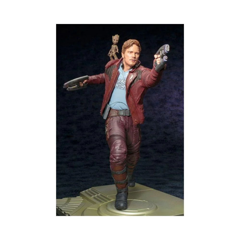 Kotobukiya : Marvel GOTG Star-Lord With Groot Artfx Statue - Image 3