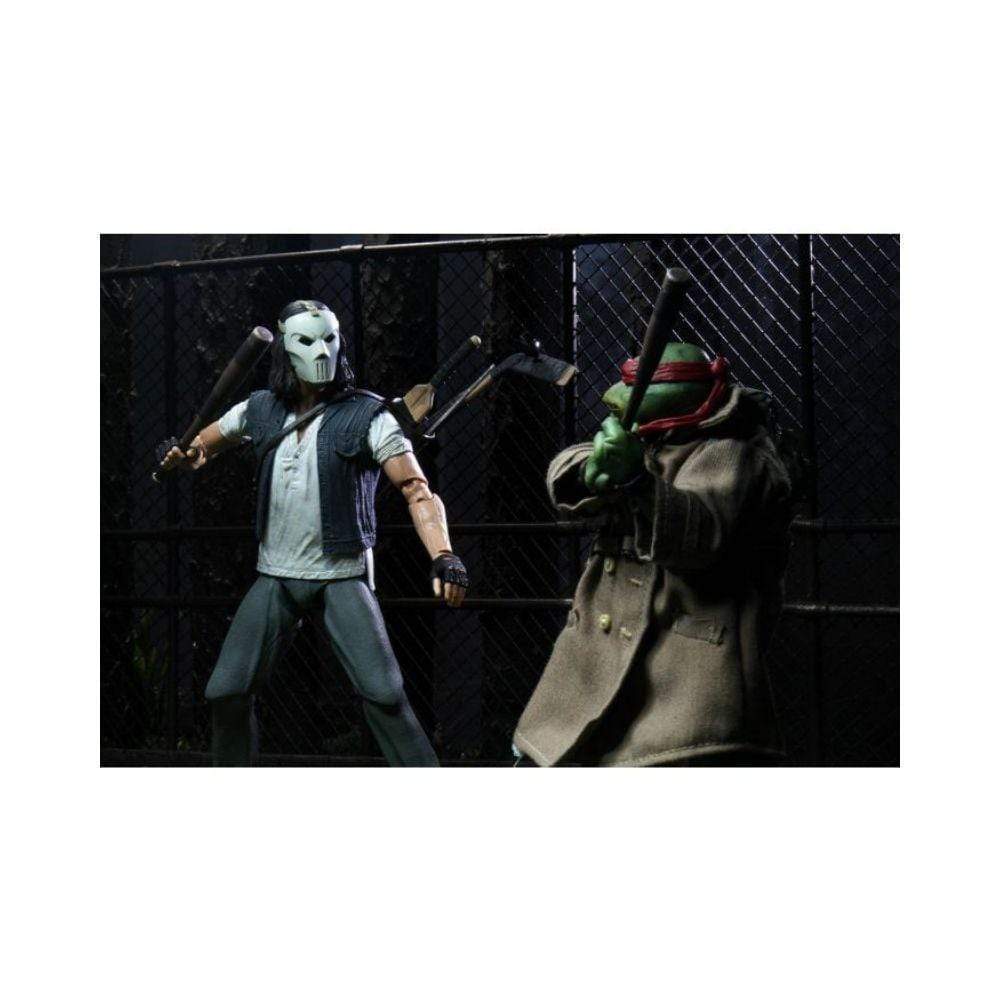 Neca : TMNT - Casey Jones & Raphael In Disguise 2 Pack - Image 2