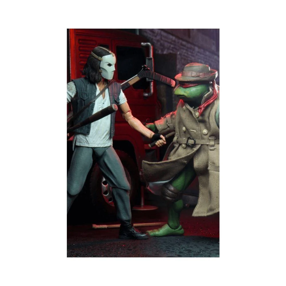 Neca : TMNT - Casey Jones & Raphael In Disguise 2 Pack - Image 3