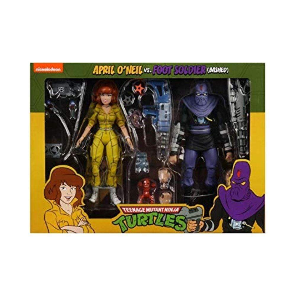 Neca : TMNT - Cartoon Series 3 April O'Neil And Foot 2-Pack - Image 3