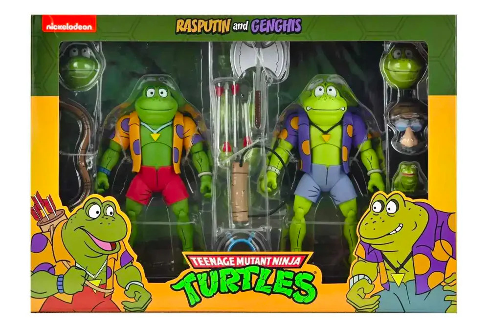 Teenage Mutant Ninja Turtles (Cartoon) - Rasputin And Genghis 2-Pack Action Figures By Neca - Image 2