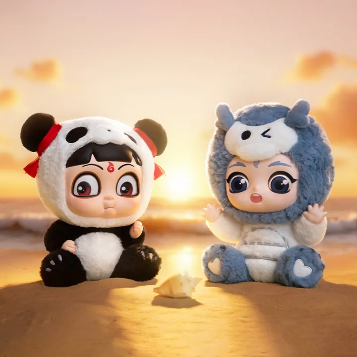 Nezha 2 Hug Series Vinyl Plush Doll-Ao Bing'S Loong Edition By Pop Mart - Image 3
