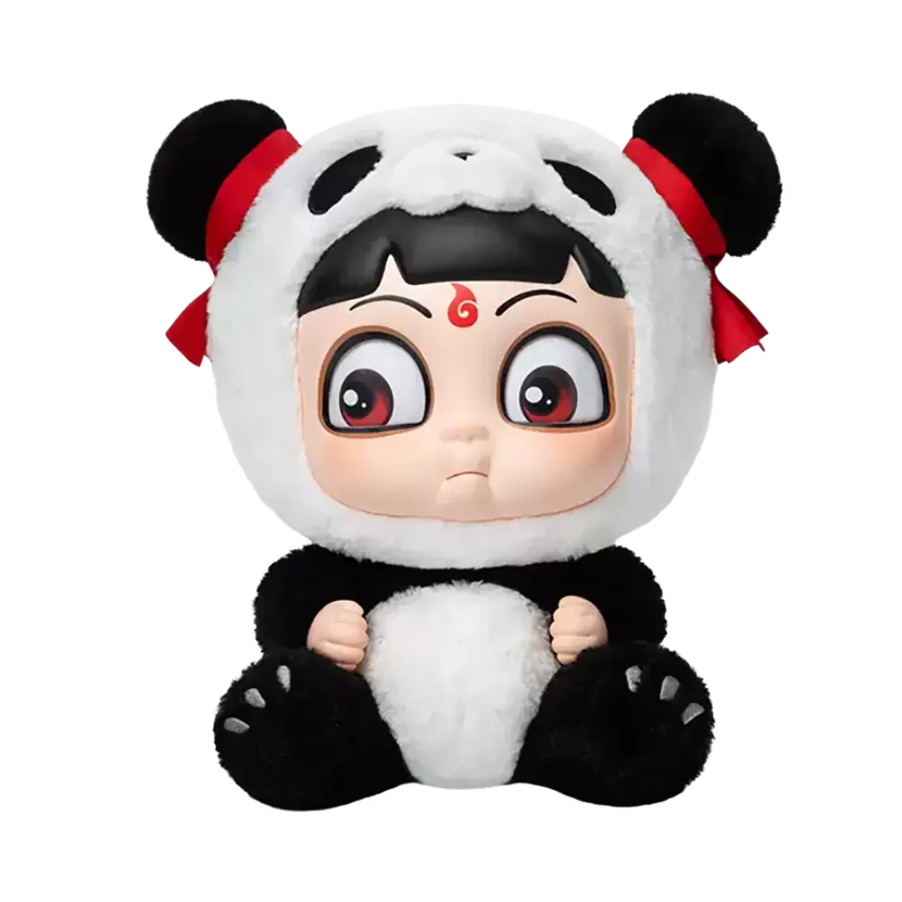 Nezha 2 Hug Series Vinyl Plush Doll Nezha'S Panda Edition By Pop Mart