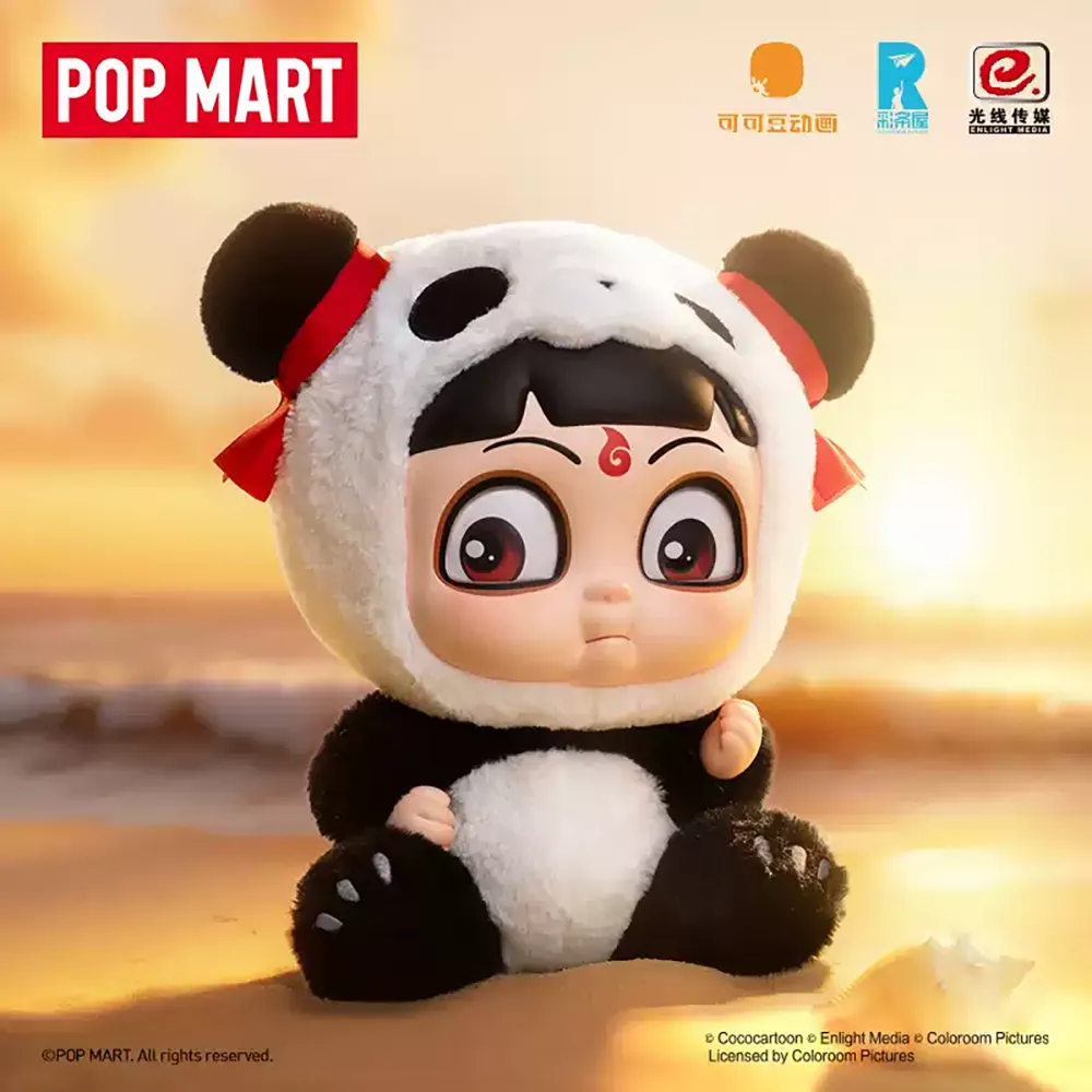 Nezha 2 Hug Series Vinyl Plush Doll Nezha'S Panda Edition By Pop Mart - Image 2