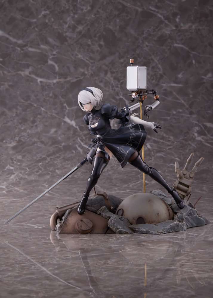 NieR : Automata Ver1. 1a 2B (Deluxe Ver.) (re-run) 1/7 Scale Figure By Aniplex - Image 2