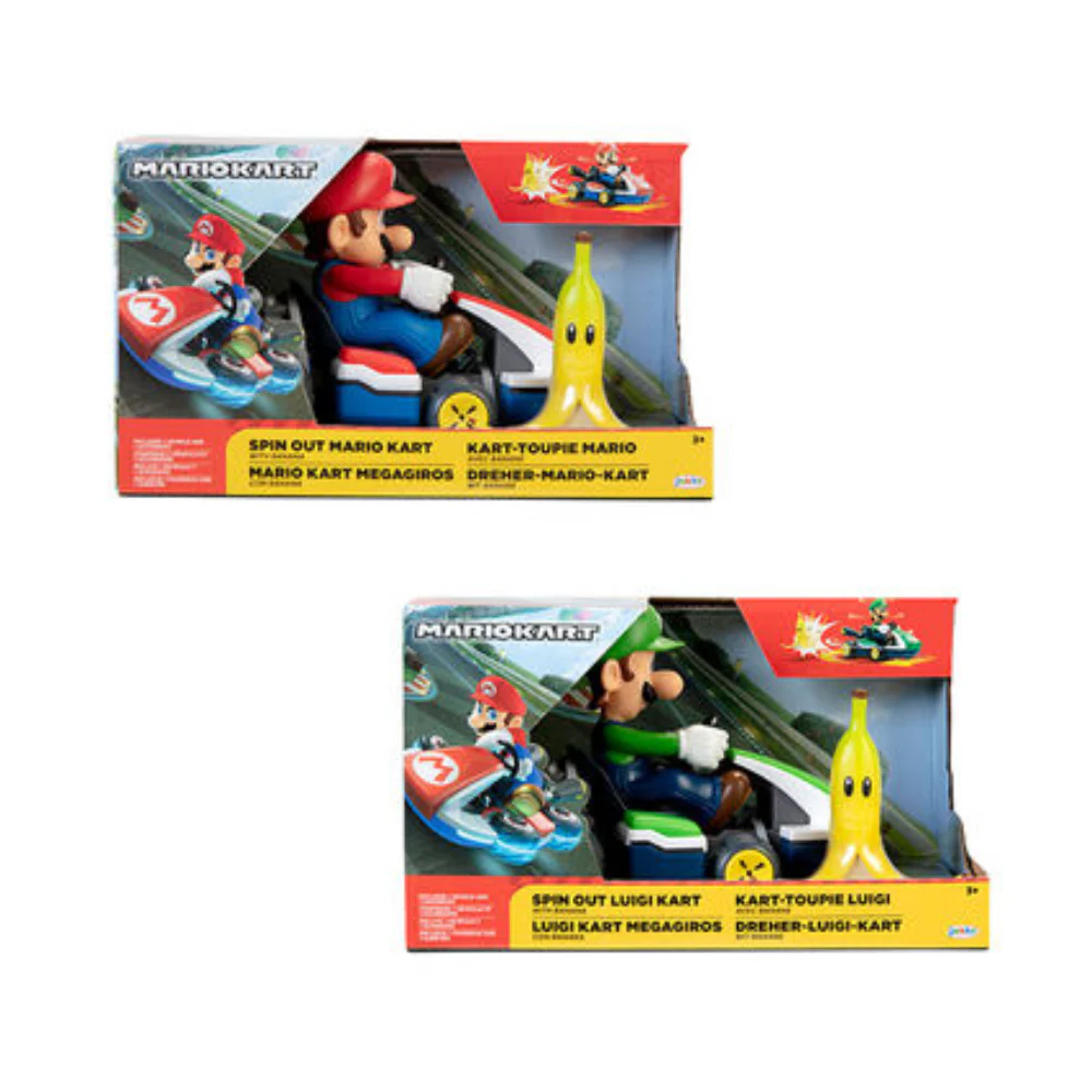 Nintendo 2.5" Spin Out Super Mario Kart (1Random)