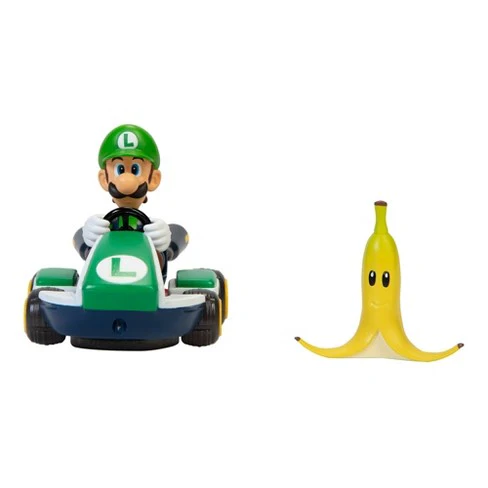 Nintendo 2.5" Spin Out Kart - Luigi - Image 2