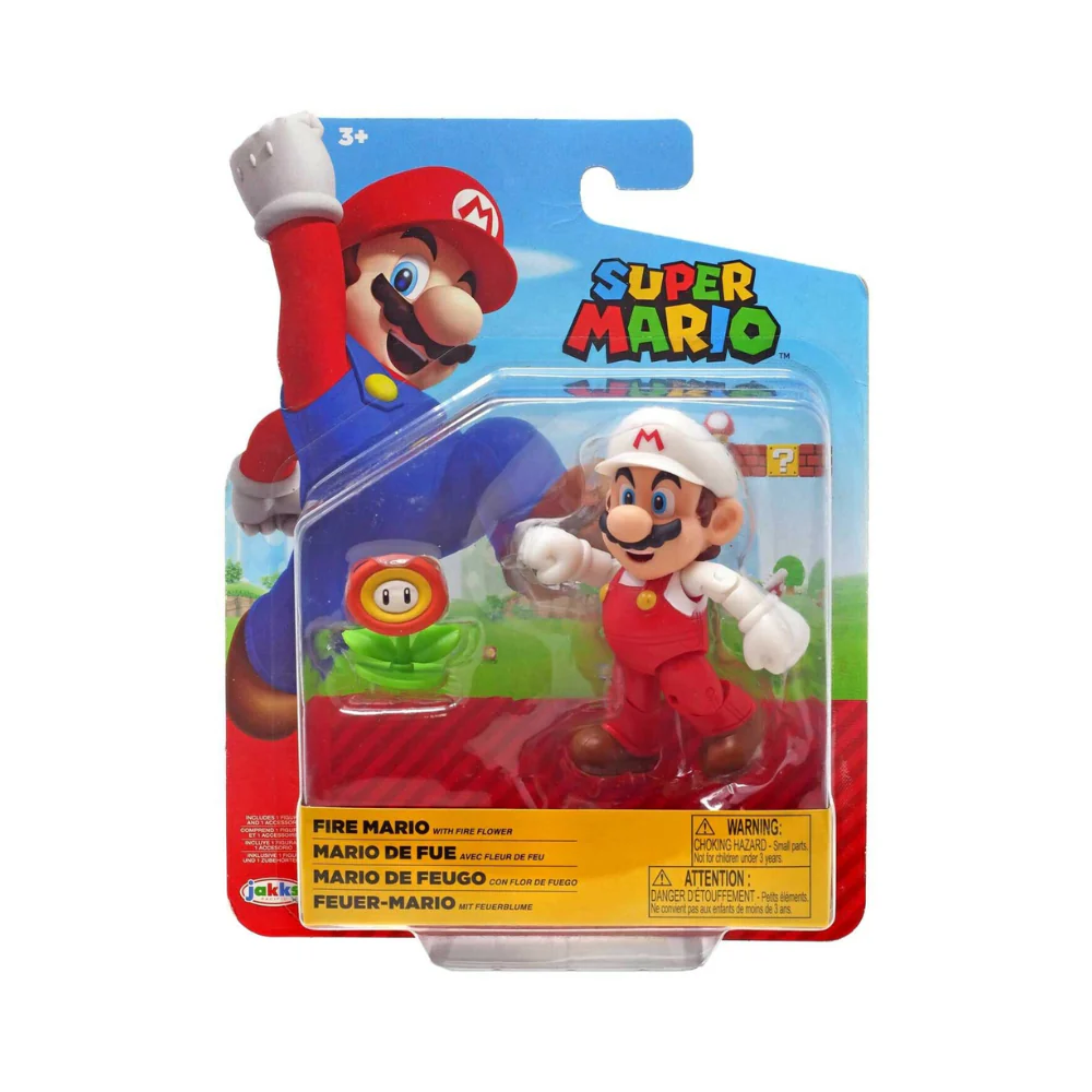 Nintendo 4" Figure Wave #18 - Mario with Fire Flower