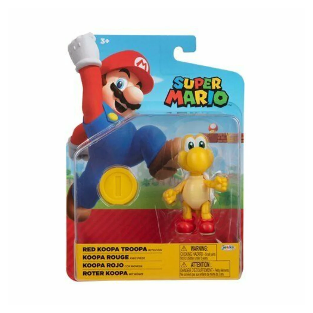 Nintendo 4" Figure Wave #25 - Red Koopa with Coin