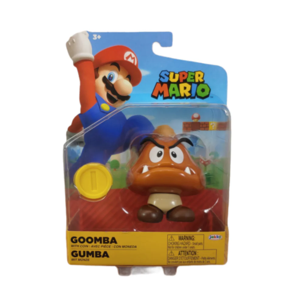 Nintendo Super Mario 4" Figure Wave #30 - Goomba Figure with Coin