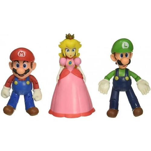 Nintendo 4" Mushroom Kingdom 3-Pack Diorama Set - Image 2