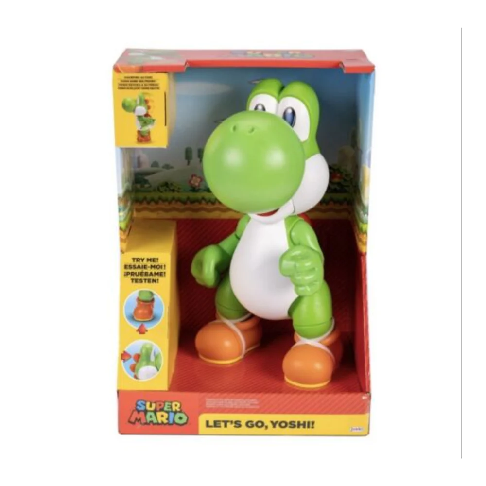 Nintendo Super Mario Let's Go Yoshi! 14" Figure