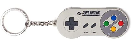 Nintendo Super Controller Rubber 3D Keychain