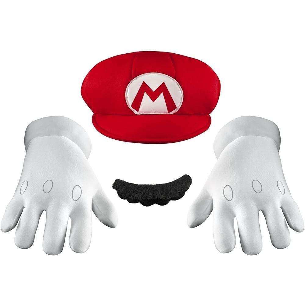 Nintendo Super Mario Adults Red Hat & Moustache Plumber