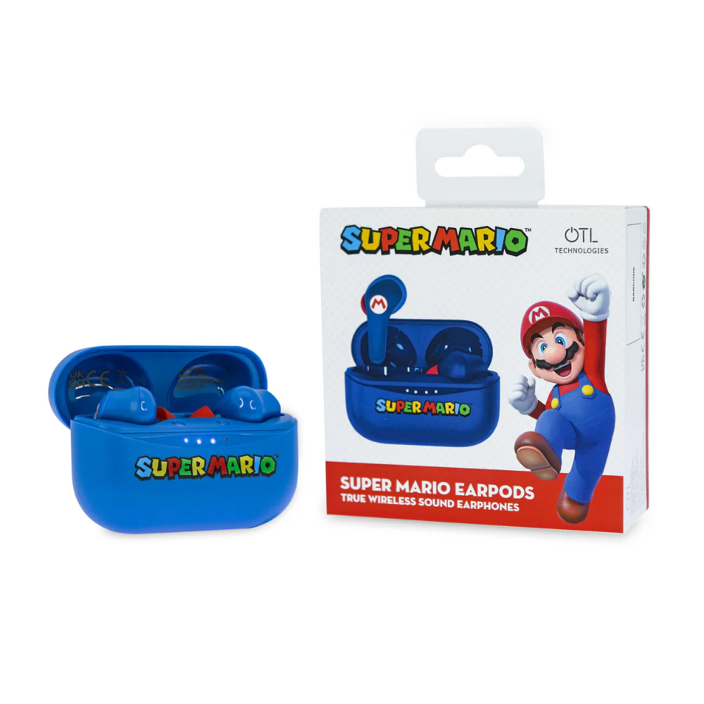 Nintendo Super Mario Blue Wireless Earpods - Image 6