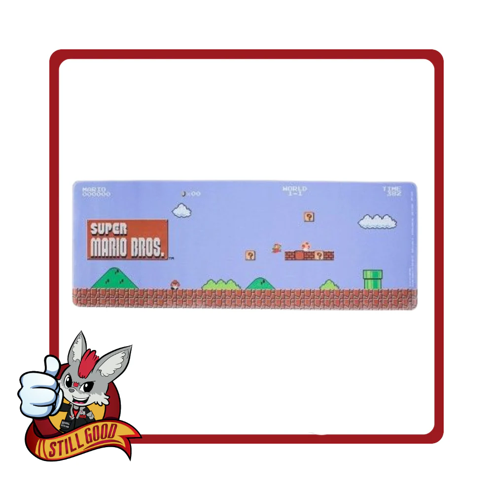 NINTENDO SUPER MARIO BROS DESK MAT [DAMAGE BOX]