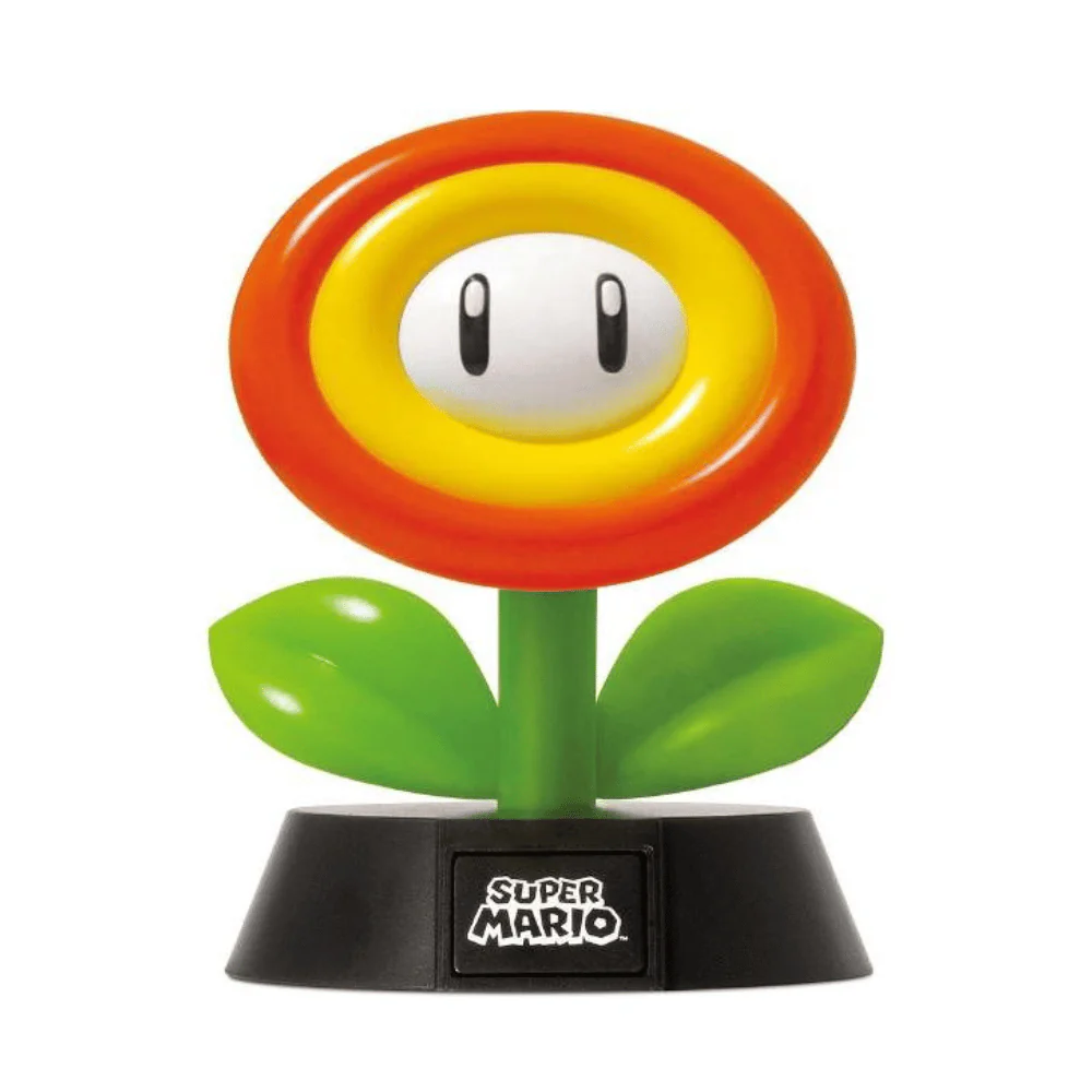 Nintendo Super Mario Character Light Fire Flower Lamp By San - ei
