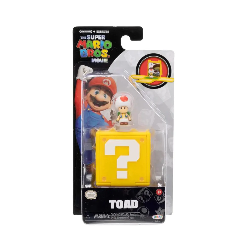 Nintendo Super Mario Movie 1.25" Mini Action Figure - Toad