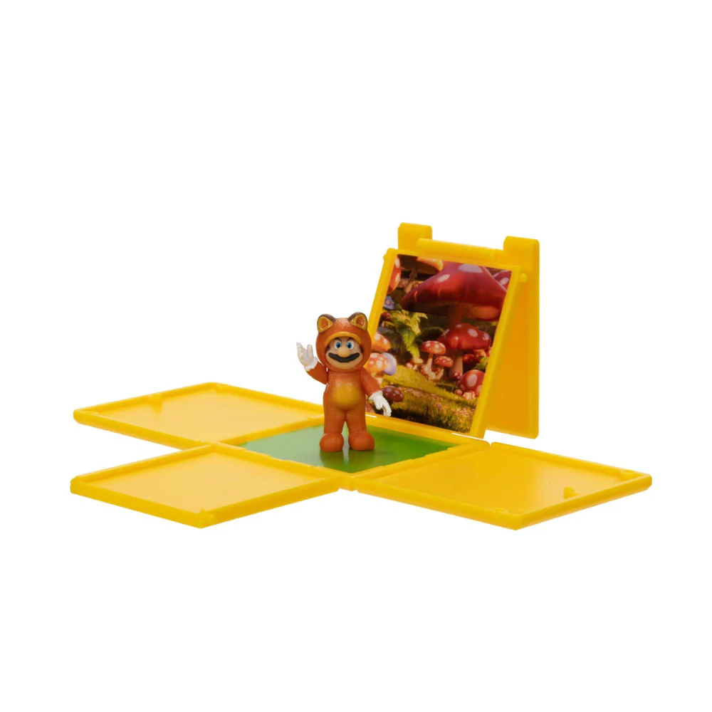 Nintendo Super Mario Movie 1.25" Mini Fig Wave #2 - Tanooki Mario - Image 2