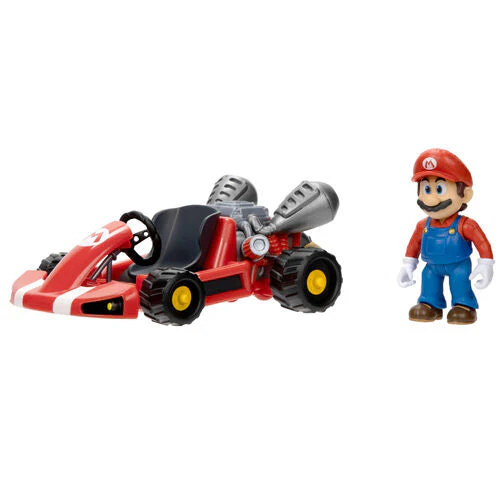 Nintendo Super Mario Movie 2.5" Figure with Kart Set  - Mario - Image 2