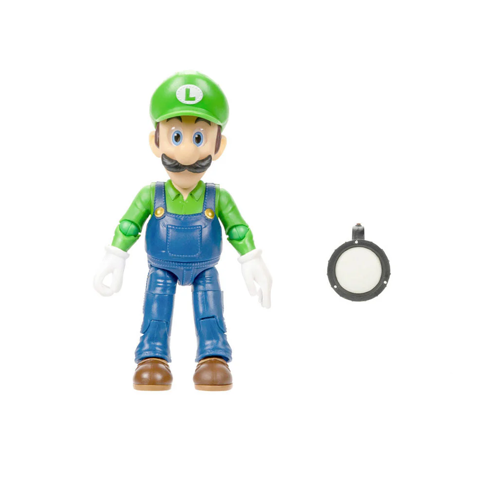 The Super Mario Bros. Movie - 5" Figure Series - Luigi Figure with Flashlight Accessory - Image 3
