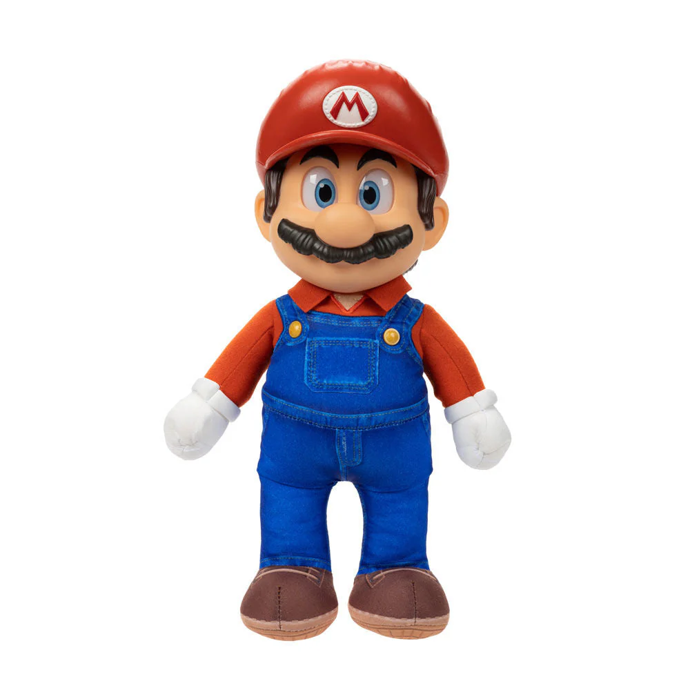 The Super Mario Bros. Movie - 14" Posable Plush - Mario - Image 4