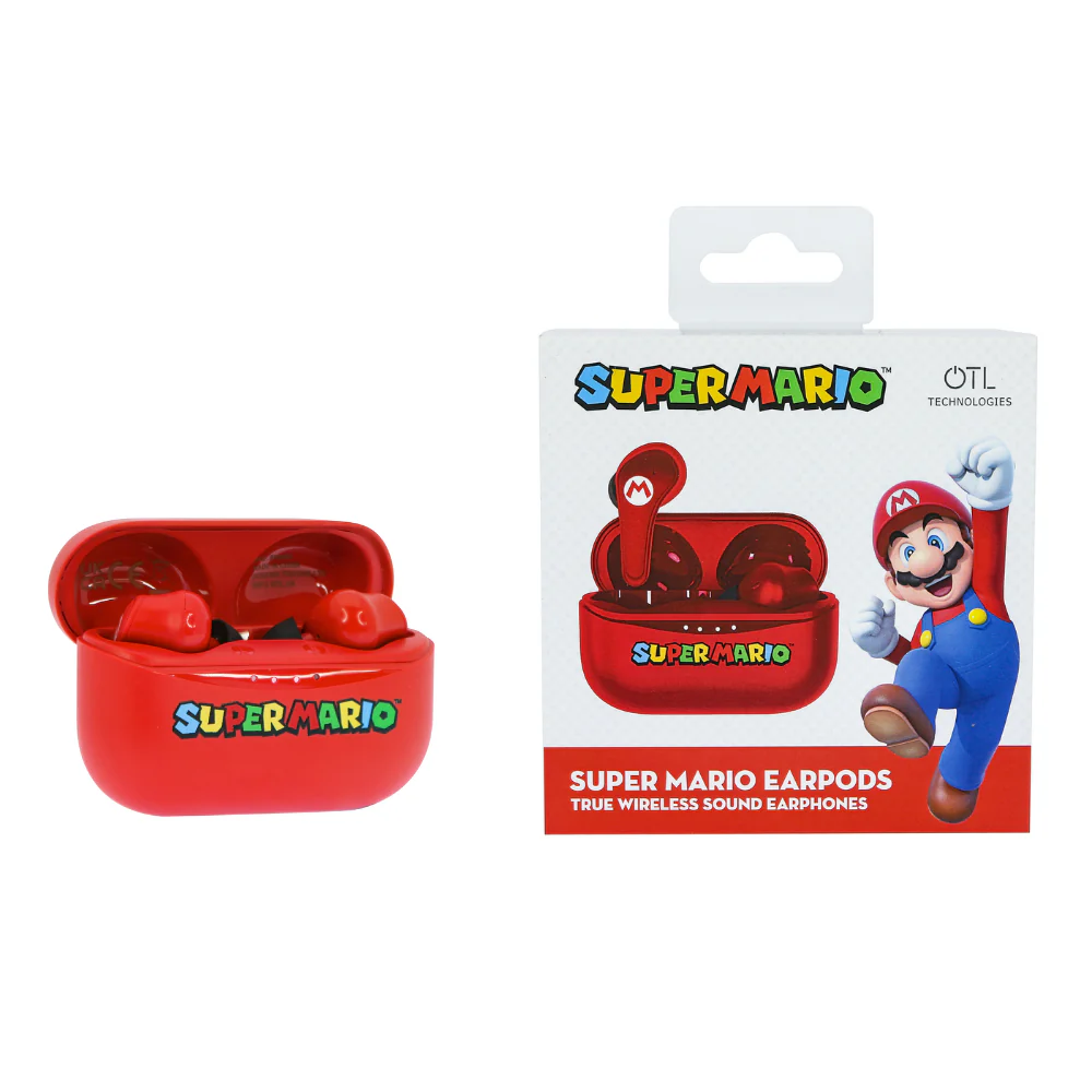 Nintendo Super Mario Red Wireless Earpods