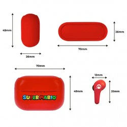 Nintendo Super Mario Red Wireless Earpods - Image 2