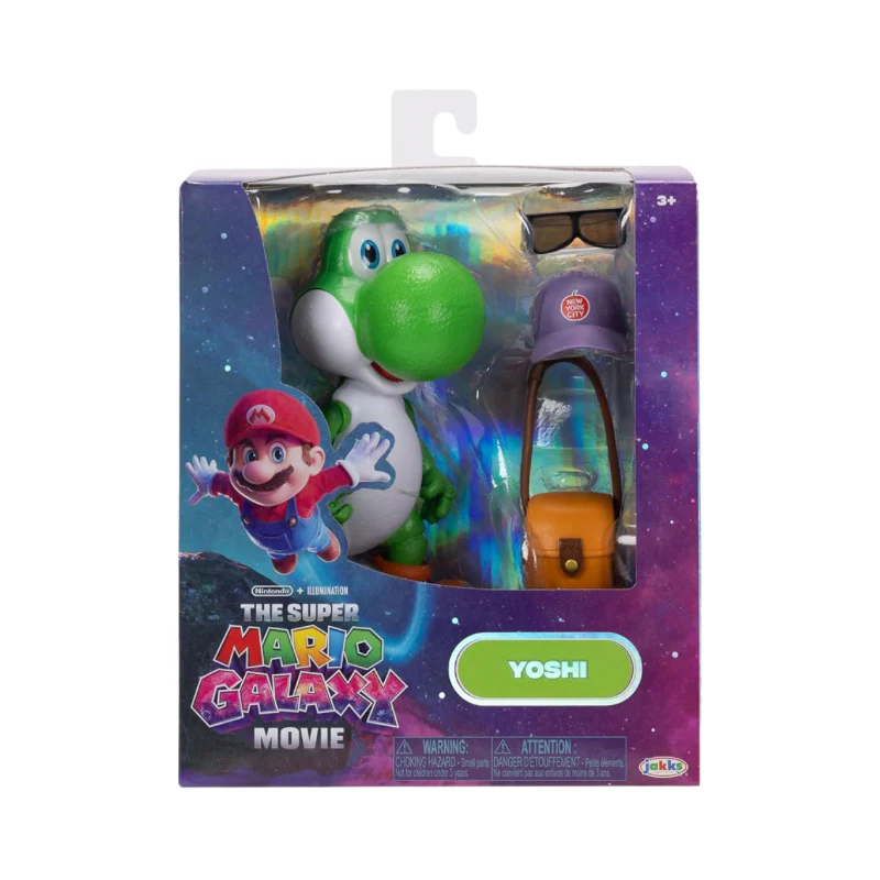 Nintendo Super Mario2 Movie 5" Fig Wave #1 Yoshi 4 By Jakks Pacific - Image 4