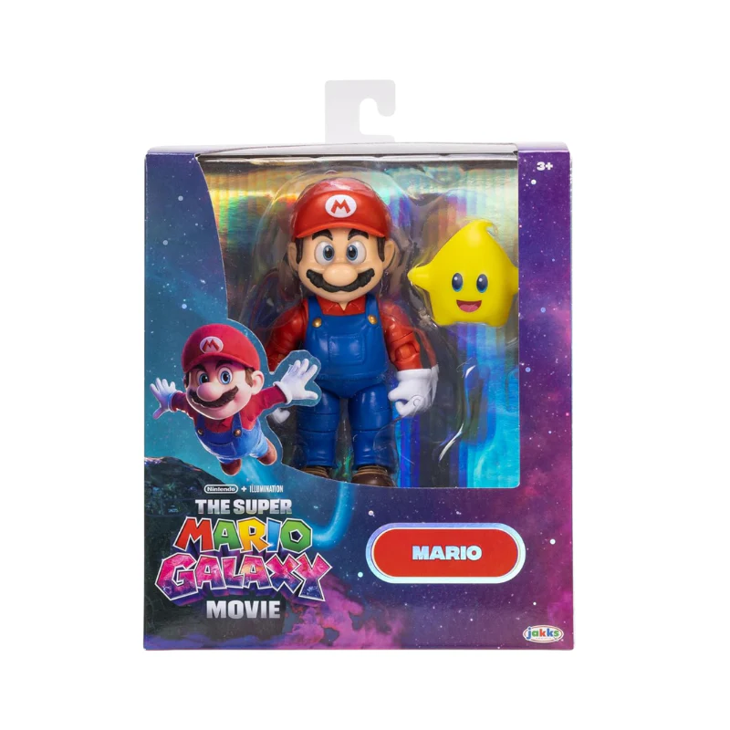 Nintendo Super Mario2 Movie 5" Fig Wave #1 Mario By Jakks Pacific - Image 4