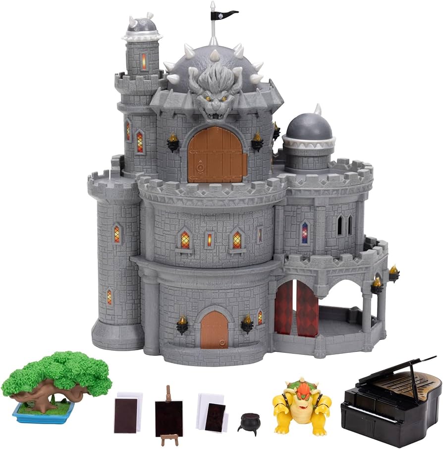 Nintendo Super Mario2 Movie Dlx Bowser Castle Playset By Jakks Pacific - Image 3