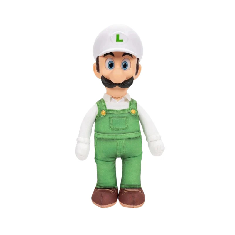 Nintendo Super Mario 2 Movie Jumbo Roto Plush - Fire Luigi By Jakks Pacific