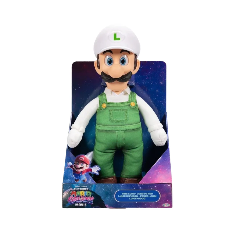 Nintendo Super Mario 2 Movie Jumbo Roto Plush - Fire Luigi By Jakks Pacific - Image 2