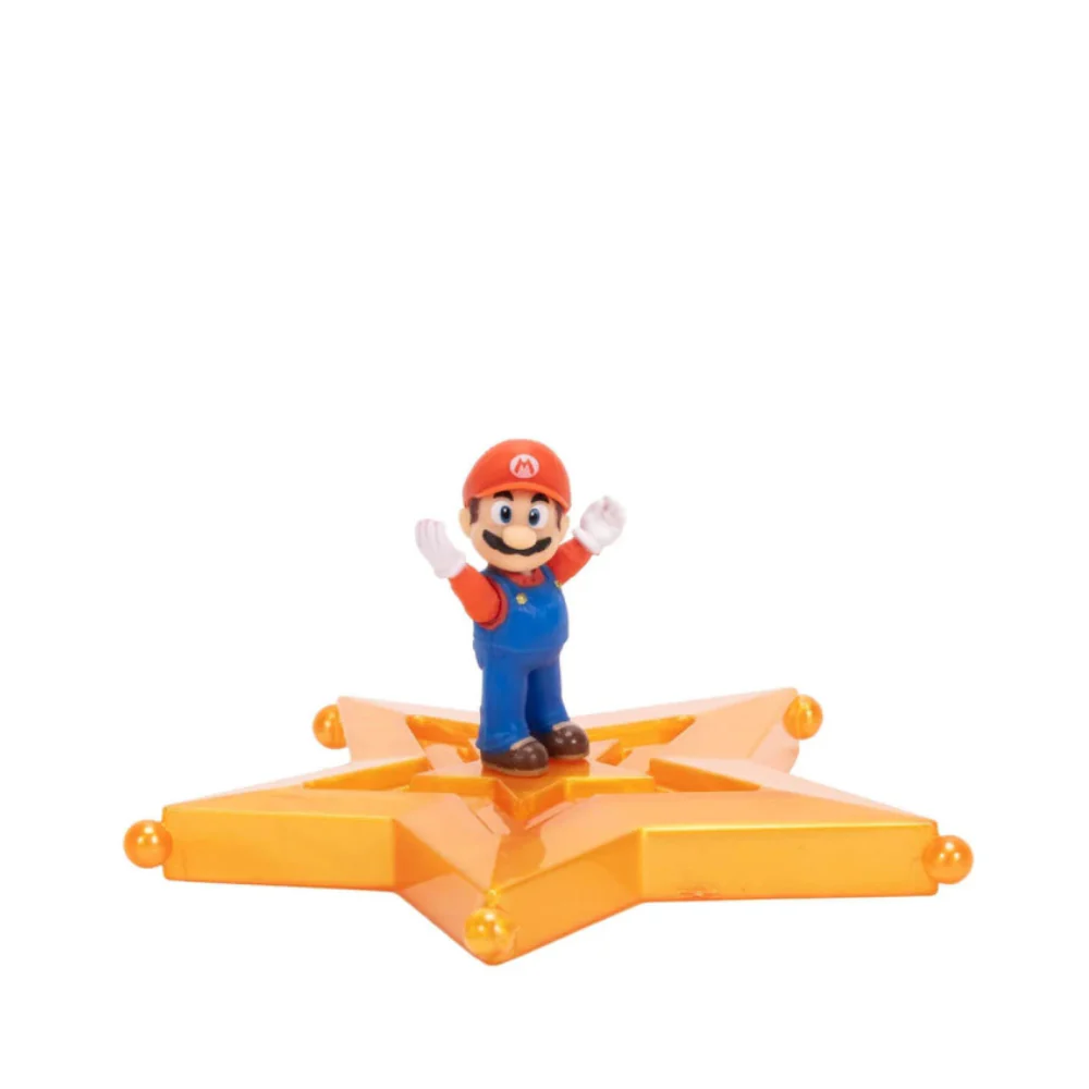 Nintendo Super Mario2 Movie Mini Fig Mario w/Basic Accy Wave #1 As By Jakks Pacific