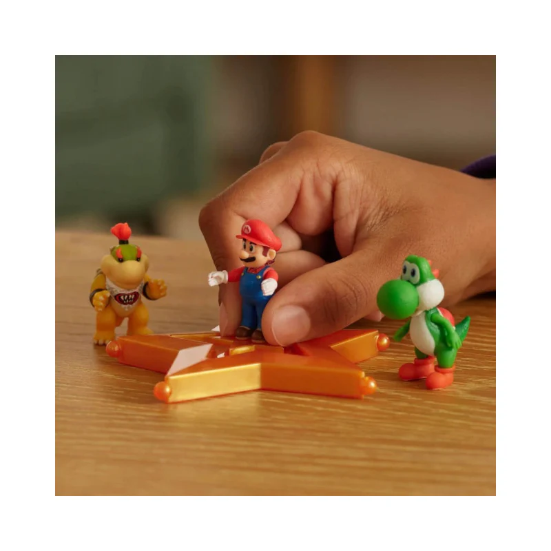 Nintendo Super Mario2 Movie Mini Fig Princess Peach w/Basic Accy Wave #1 As By Jakks Pacific - Image 3