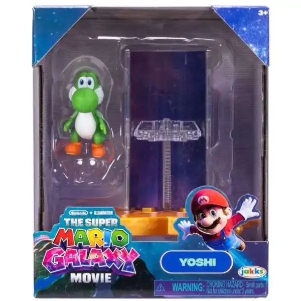 Nintendo Super Mario2 Movie Mini Fig Yoshi w/Feat Accy Wave #1 Ass By Jakks Pacific - Image 2