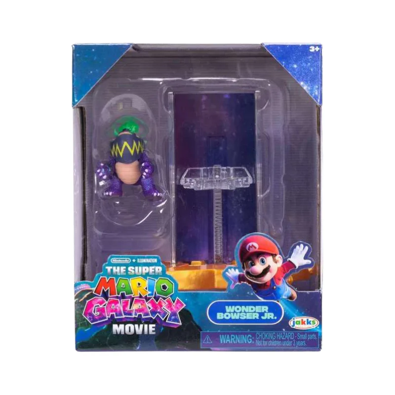 Nintendo Super Mario 2 Movie Mini Fig Wonder Bowser JR w/Feat Accy Wave #1 Ass By Jakks Pacific - Image 2