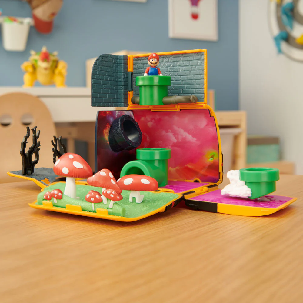 The Super Mario Bros. Movie - Van Playset with 1.25" Mini Mario Figure - Image 2