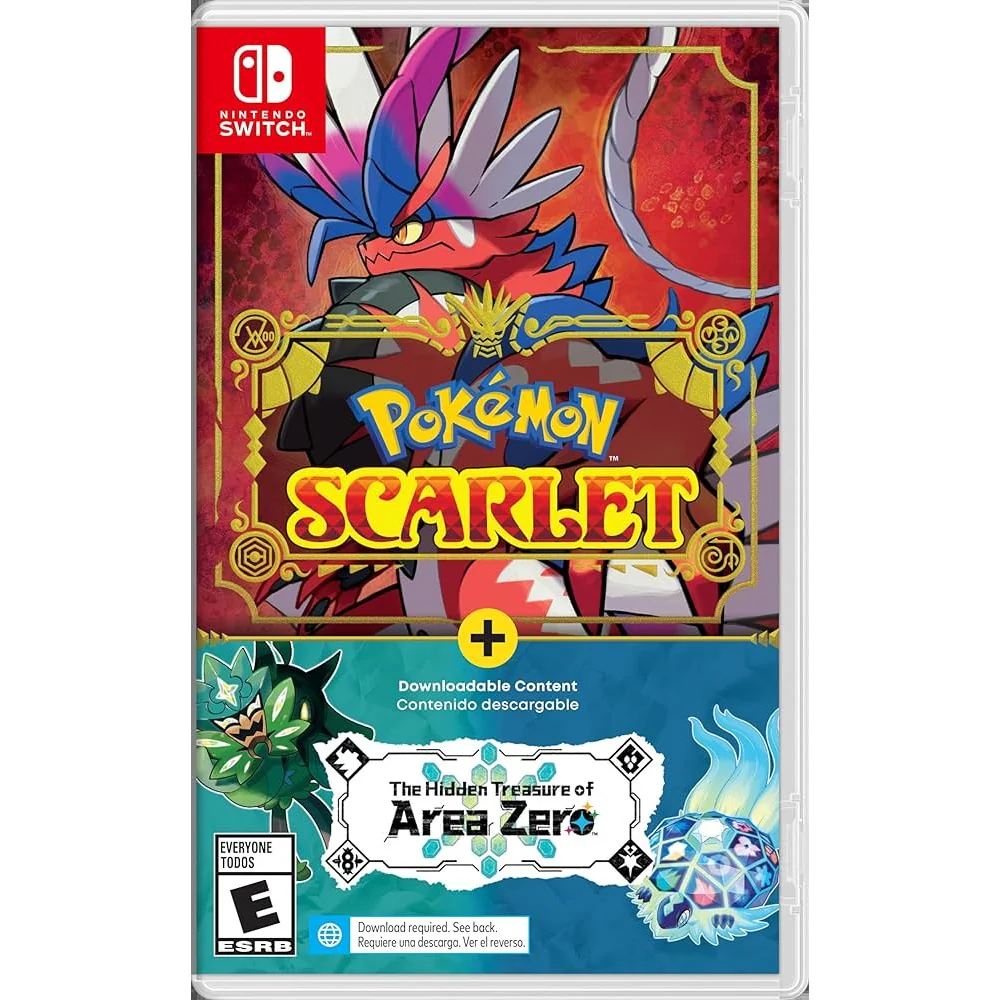 Nintendo Switch Game :Pokemon Scarlet + Hidden Treasure of Area Zero