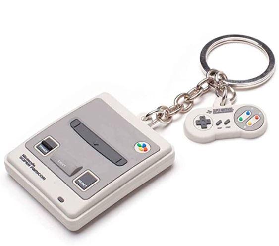 Nintendo Unisex PORTE-CLES BOITE SNES CONSOLE 3D Key Chain , Multicouleur, 24 cm