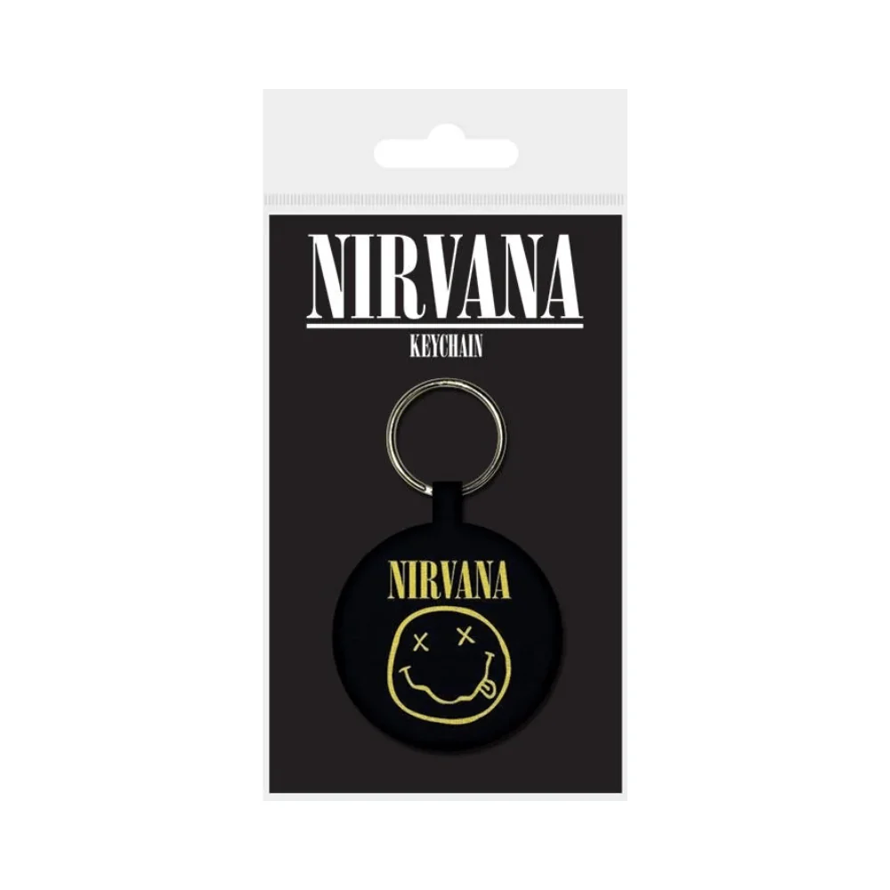 NIRVANA - SMILEY (WOVEN KEYCHAIN) By PYRAMID