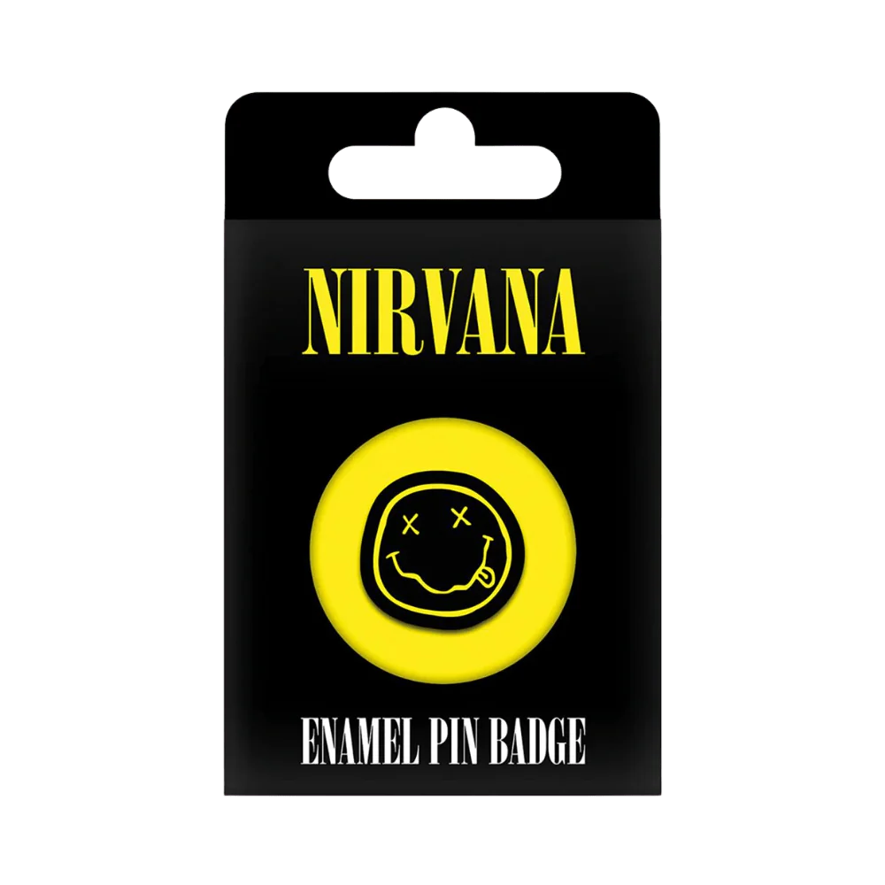 NIRVANA - SMILEY(PIN BADGES) By Pyramid