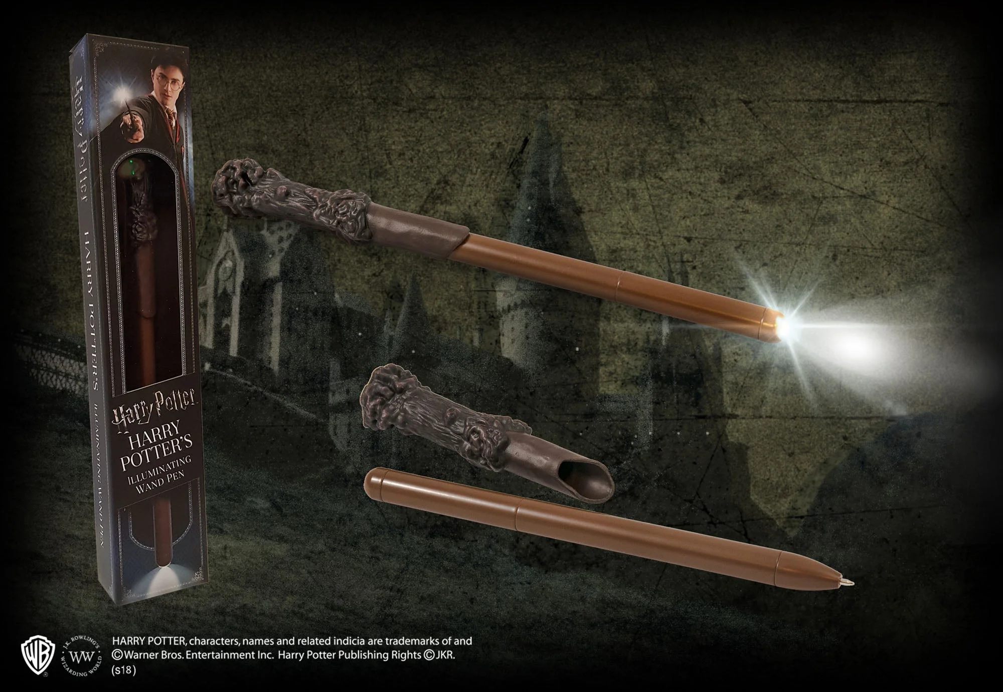 Noble: Harry Potter - Harry Potter Illuminating Wand Pen - Image 2