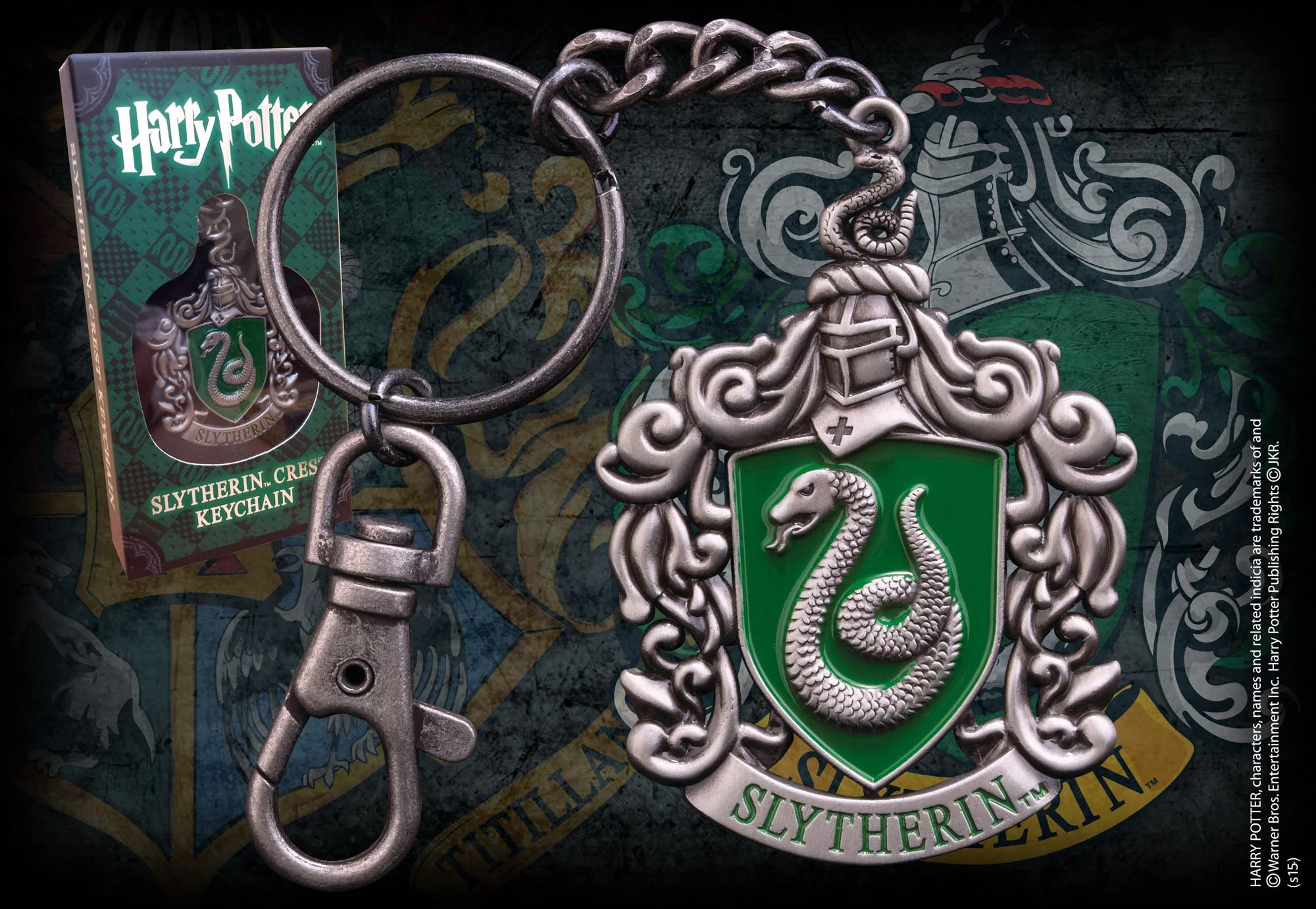 Noble: Harry Potter - Slytherin Crest Keyring - Image 2