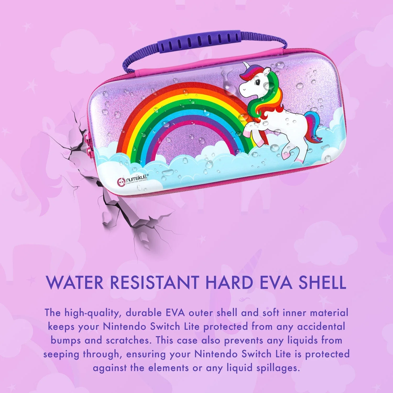 Numskull Nintendo Switch Unicorn Carry Case (2020 Design) - Image 3