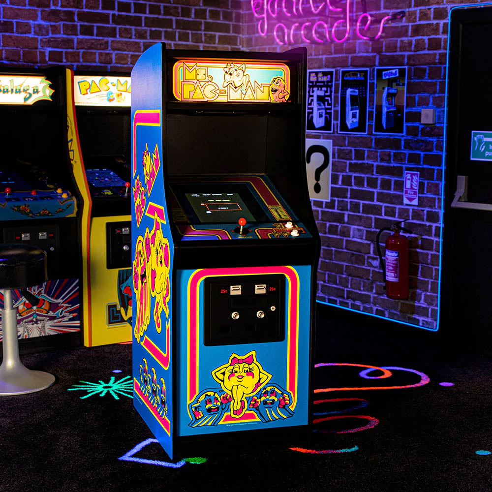 Ms Pac-Man Quarter Size Arcade Cabinet - Image 3