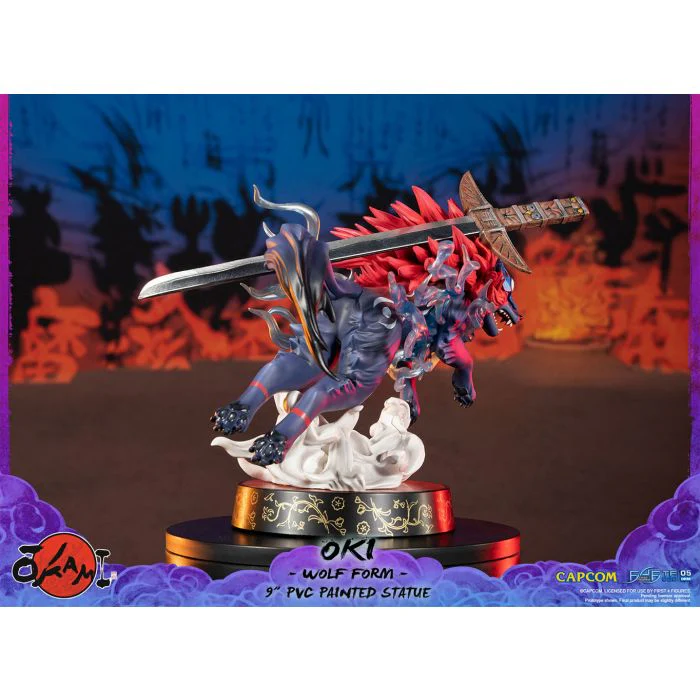 OKAMI: OKI (WOLF FORM) PVC STATUE BY FIRST 4 FIGURES - Image 2