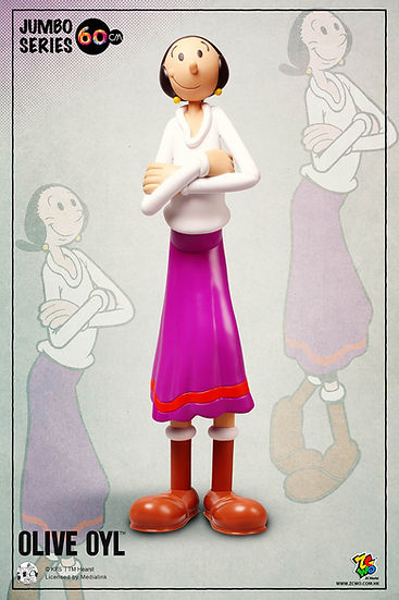 Olive Oyl - 90th anniversary 60cm (Retro) Figure By ZCWO - Image 4