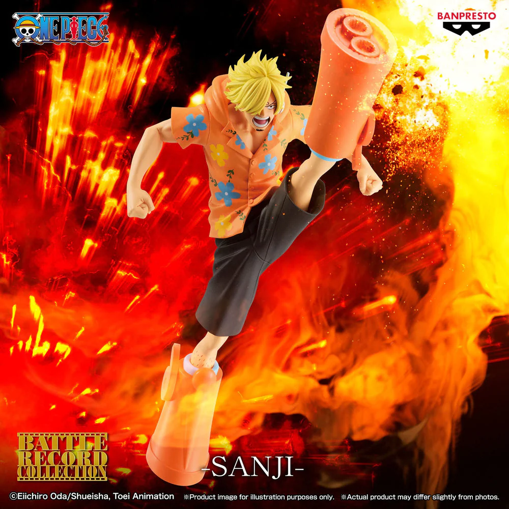 One Piece Sanji Ⅱ Battle Record Collection Figure By Banpresto - Image 2