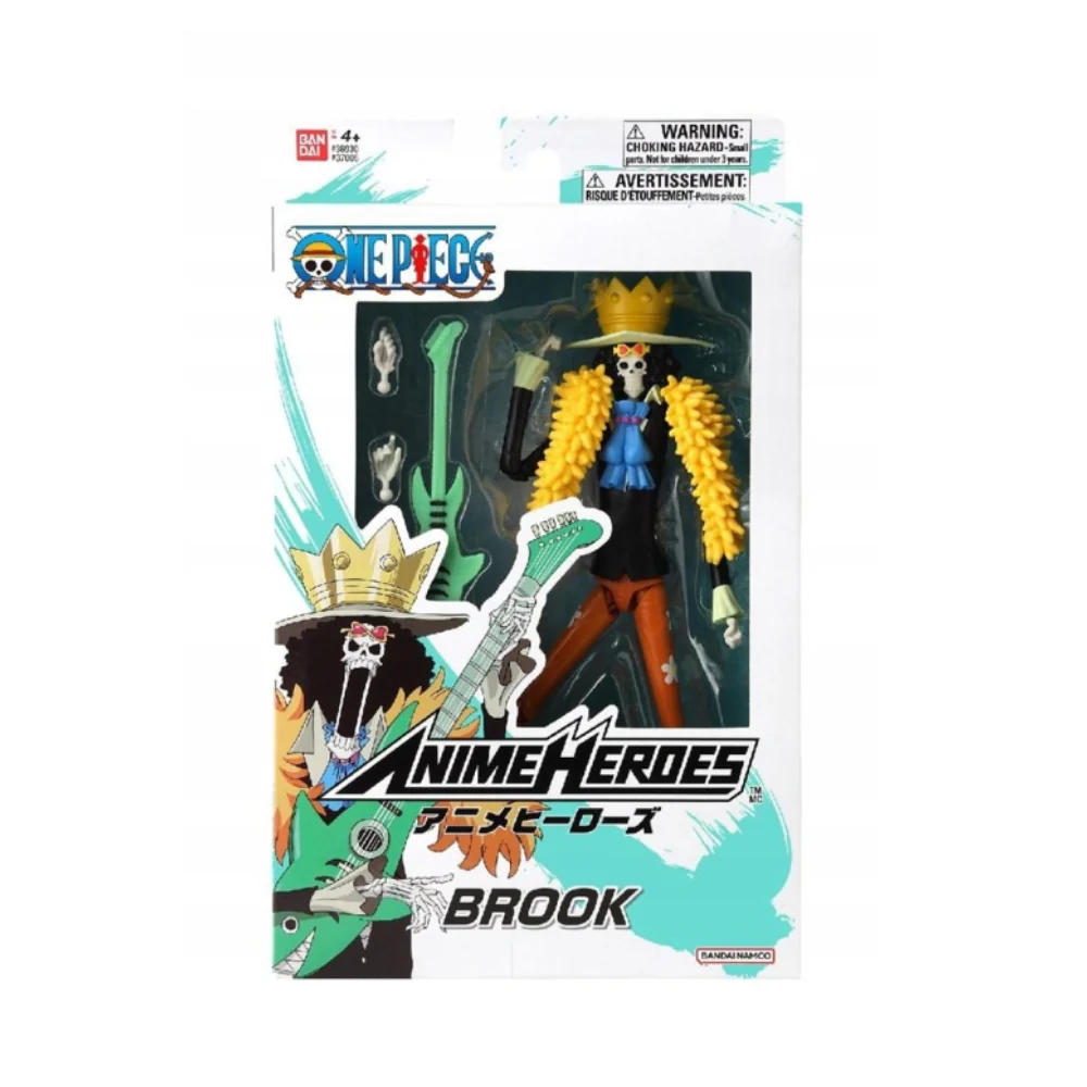 One Piece Brook 7" Anime Heroes Action Figure by Bandai